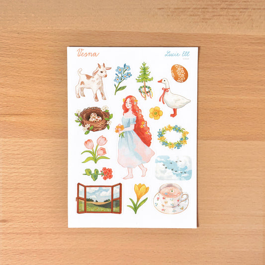 Sticker Sheet - Vesna